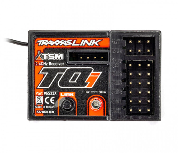 Récepteur Micro TQi Télémétrie 5 canaux TSM - Traxxas 6533X