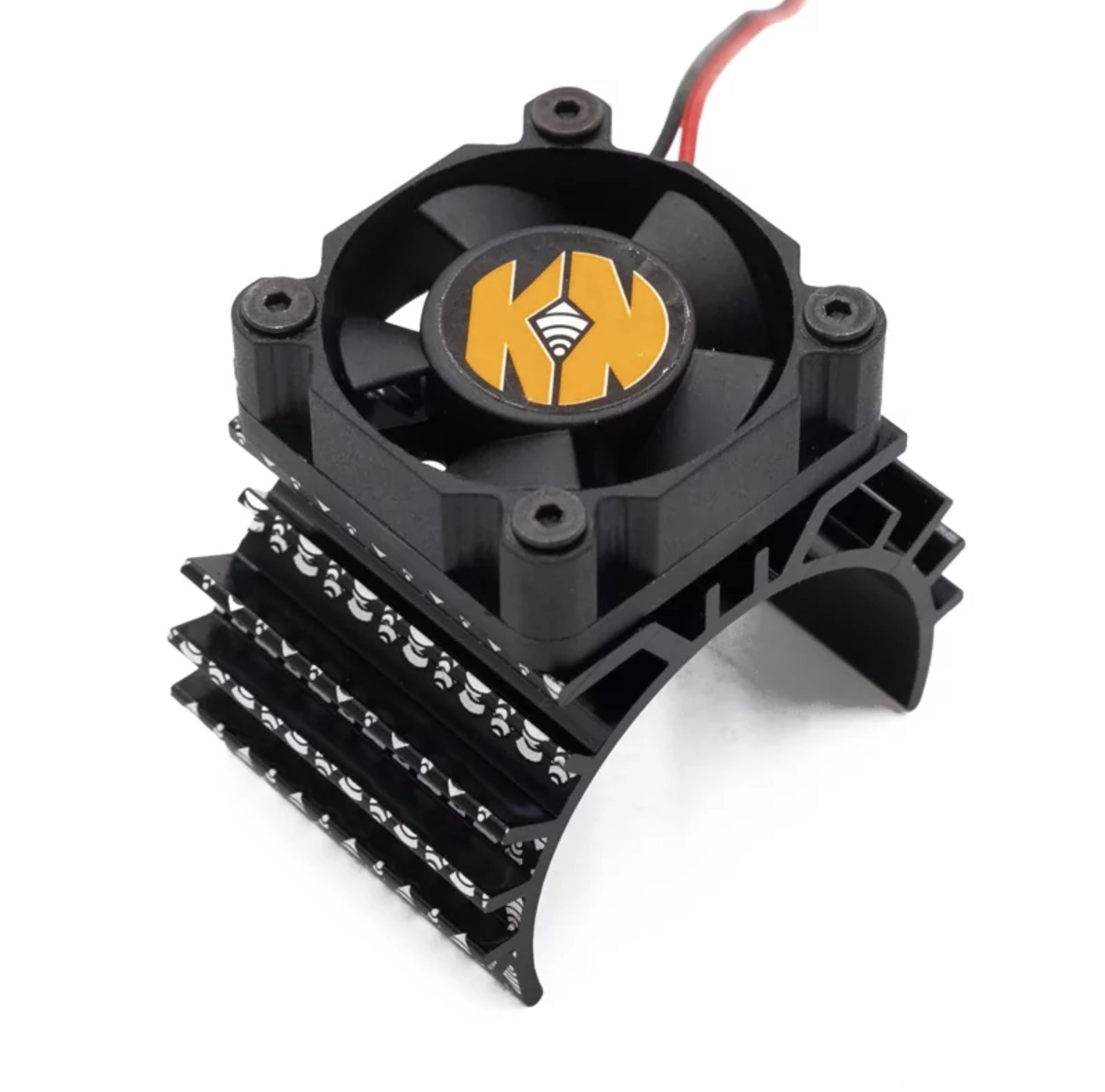 Support ventilateur moteur en alu (diam 36 mm) + Ventilateur 30x30 KN-FANH363030