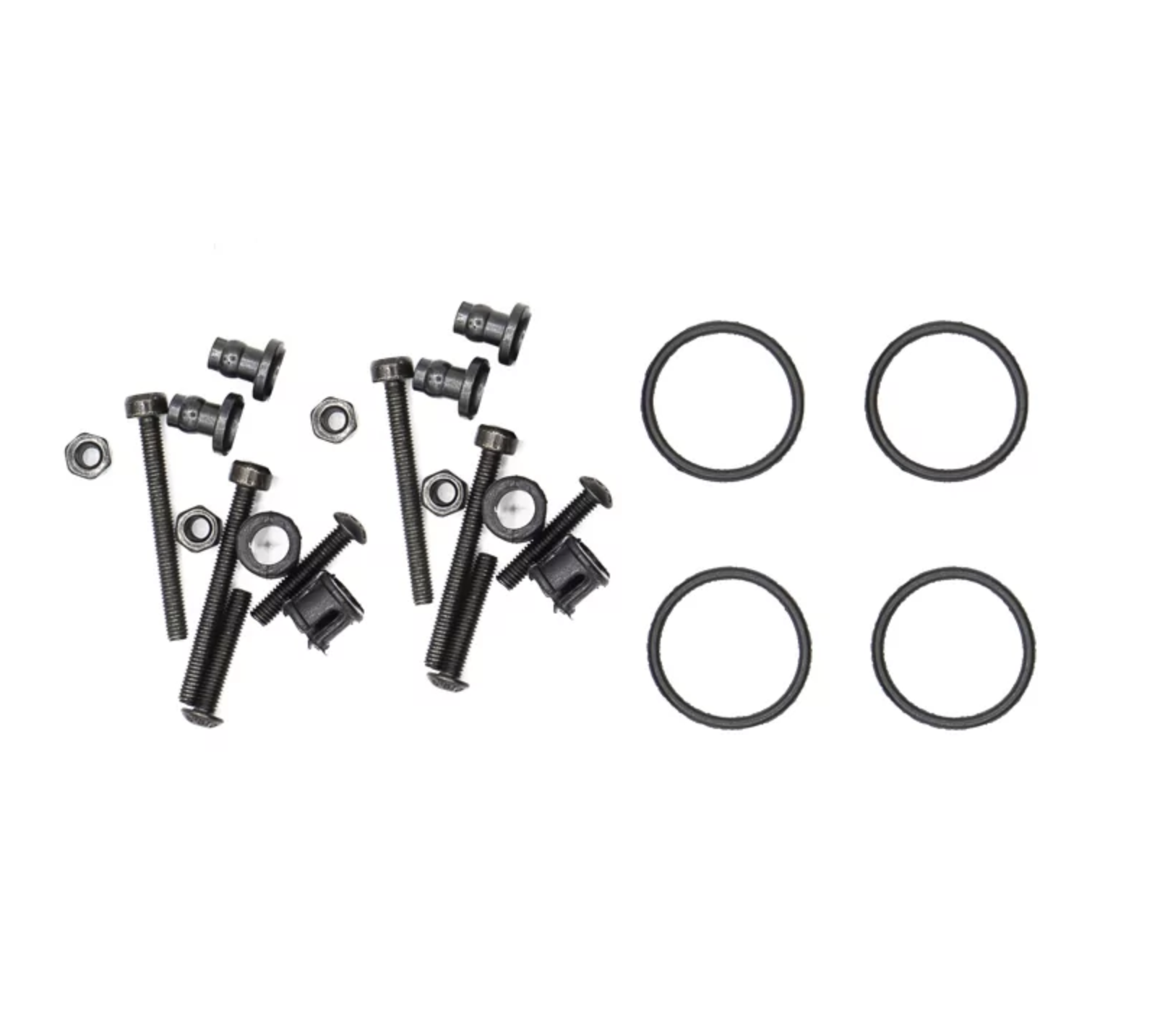Kit de 4 amortisseurs Alu Big Bore pour Rogue + fixations - ROG-OP05