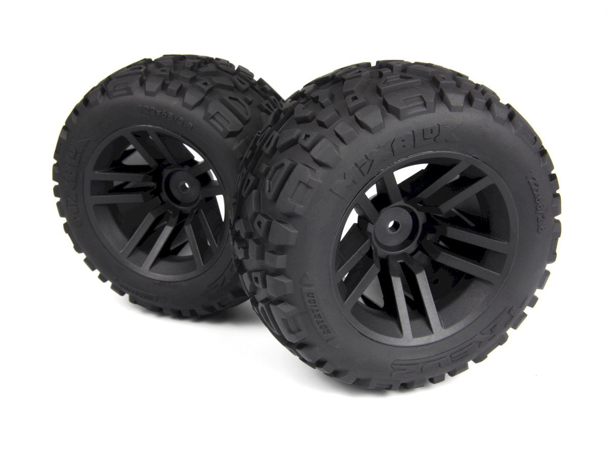 2 pneus MixBlok monté sur roue XT pour Maverick RC - MV150683