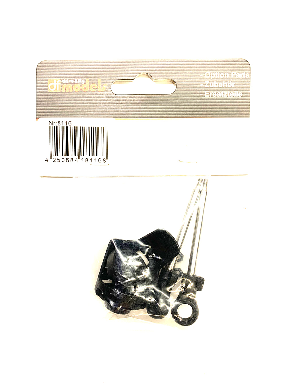 plaque de ressort d'amortisseur + accessoires - DF Models 8116