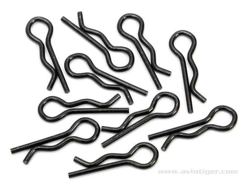 Lot de 10 petits clips carrosserie HPI 6121