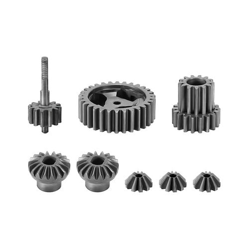 Ensemble d'engrenages de transmission en acier inoxydable INJORA pour Losi Micro-B 1/24