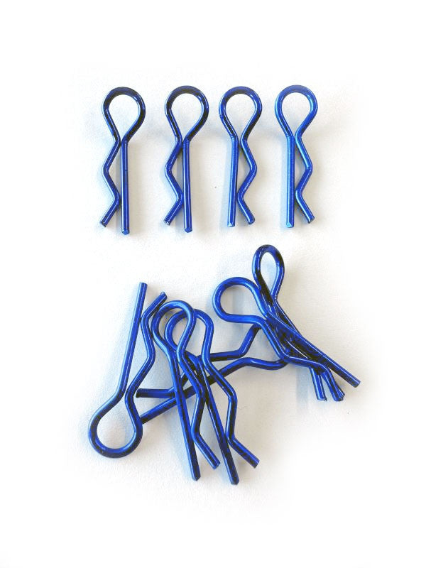 Clips 1/8 bleu pour carrosseries x 10