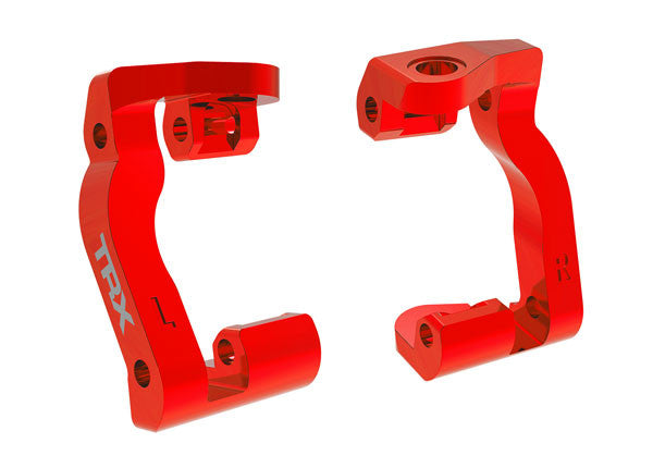 Roulettes en aluminium rouge (paire) Mini Maxx - Traxxas 10733-RED