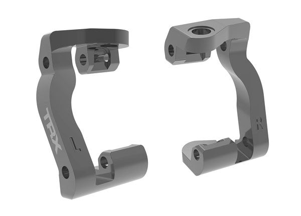 Roulettes en aluminium gris (paire) Mini Maxx - Traxxas 10733-GRAY