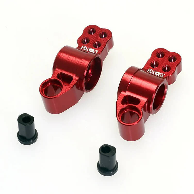 Porte-moyeux de roues arrière CEN Racing G/D alu CNC (1/8ème Puma Rally1) - CEN-CKM0303