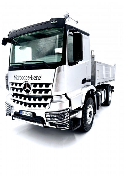 Camion à benne en métal 4x4 Mercedes-Benz Arocs électrique 1:14