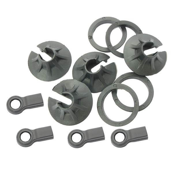 Chape et maintien de ressorts d'amortisseurs - Hobbytech HT-595010
