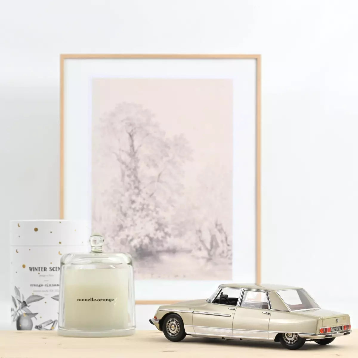 Voiture miniature collection 1/18 Citroën DS 21 Lorraine 1969 Champagne Norev 181756