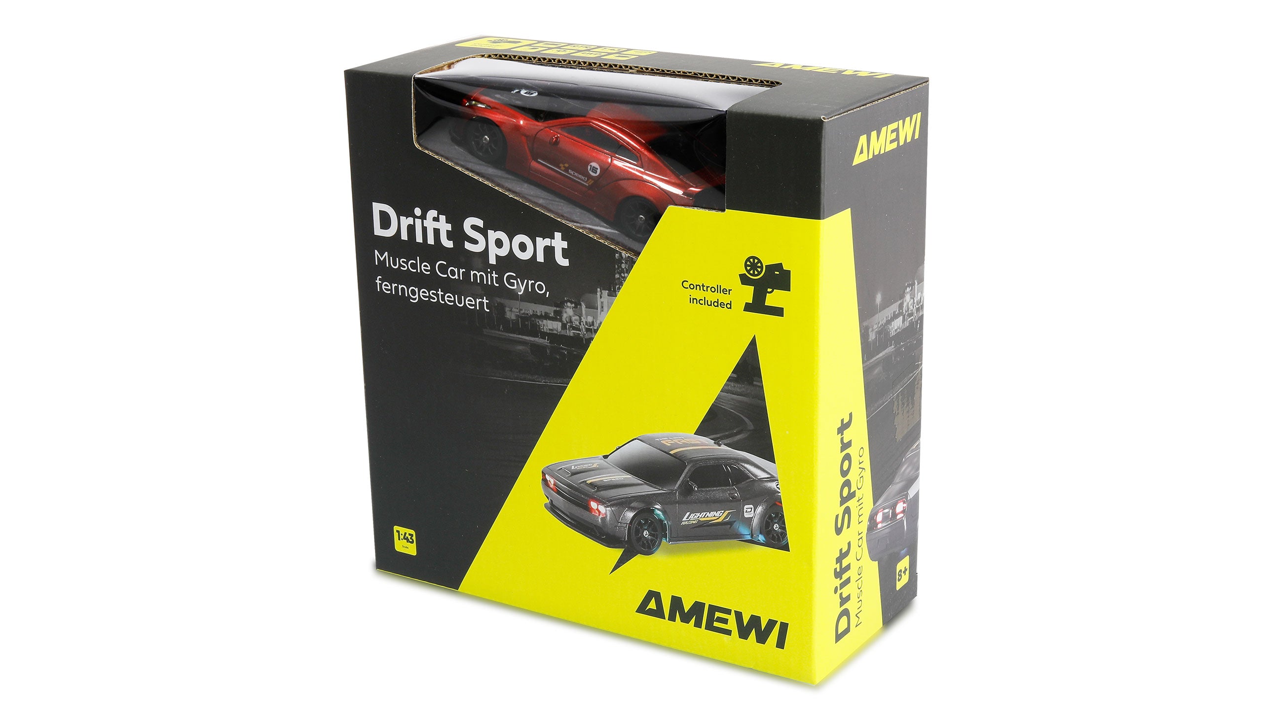 Voiture de drift 1/43 avec gyroscope 4x4 RTR rouge