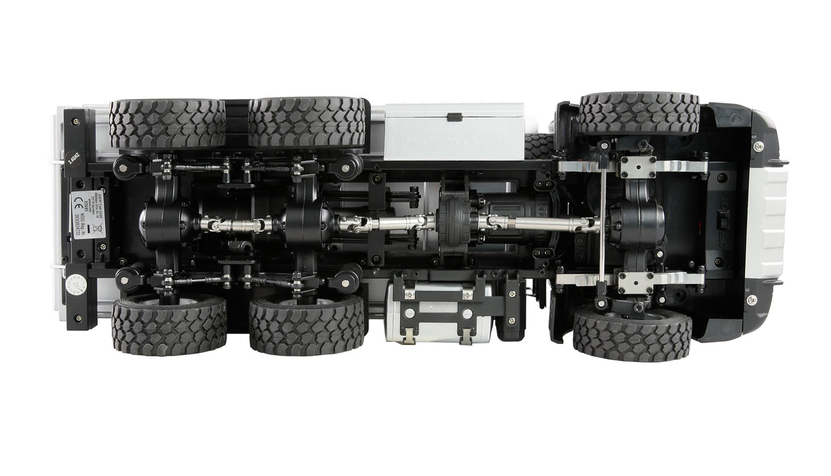 Camion RC Mercedes-Benz Arocs benne 6x6 RTR 1/14 gris 22685 - Breizh Modélisme.
