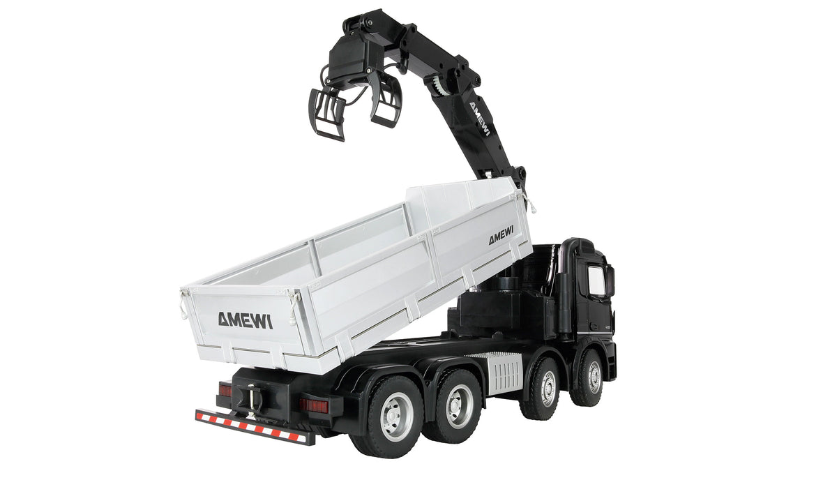 Camion grue Mercedes-Benz Arocs 8x4 RTR 1/18 - Breizh Modélisme.