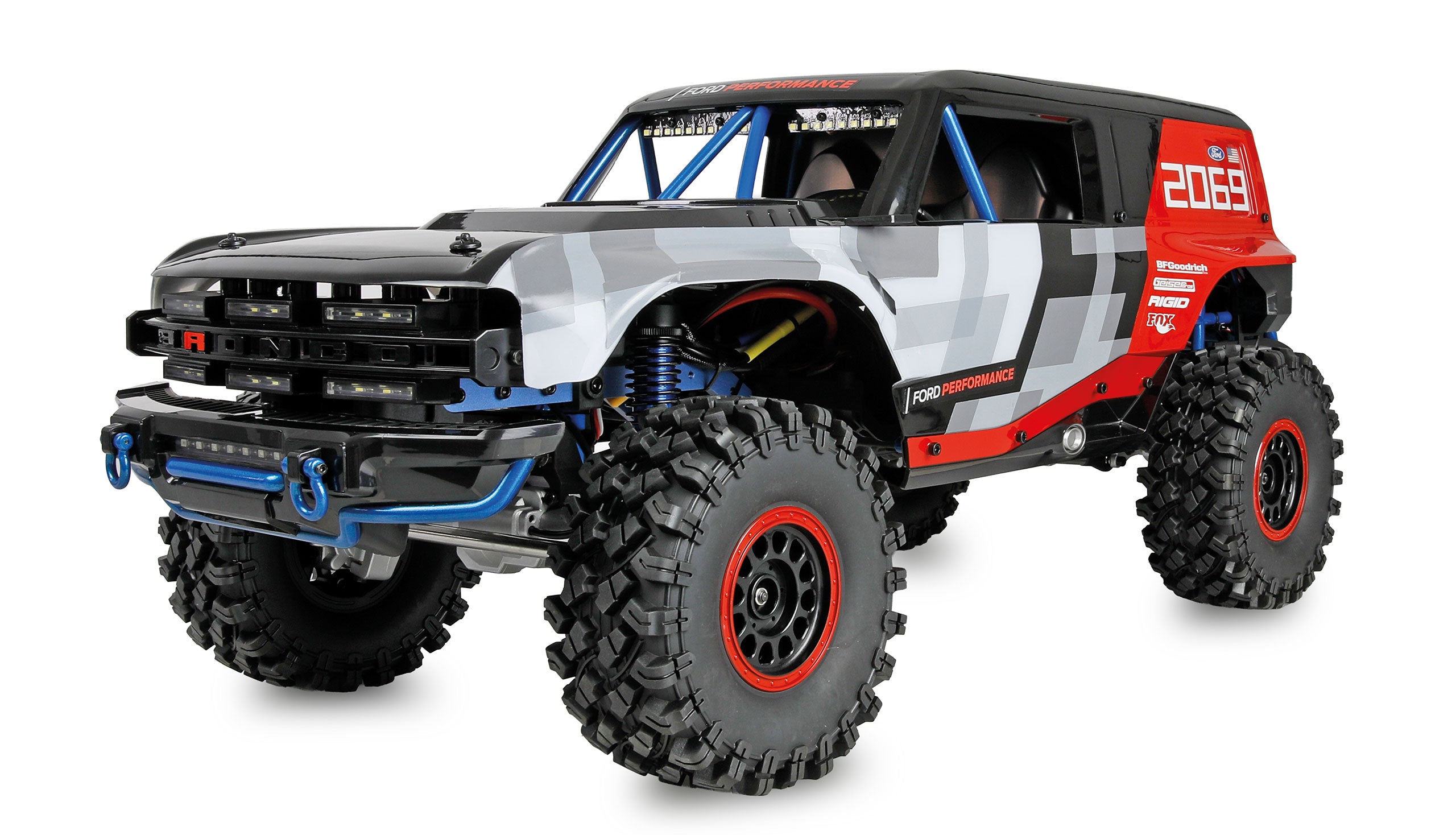 MJX Hyper GO H8P 1/8 RC Crawler Brushless Ford Bronco Baja 1000