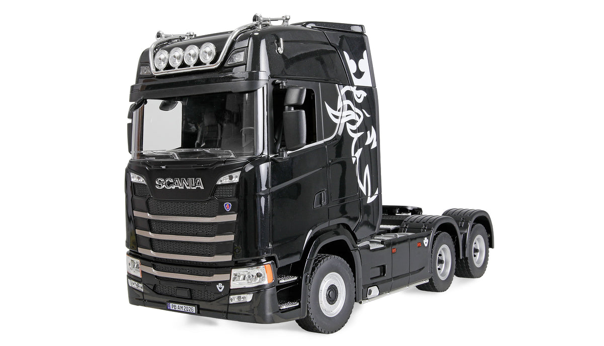 Camion RC Scania 770S 1/18 6x4 noir RTR