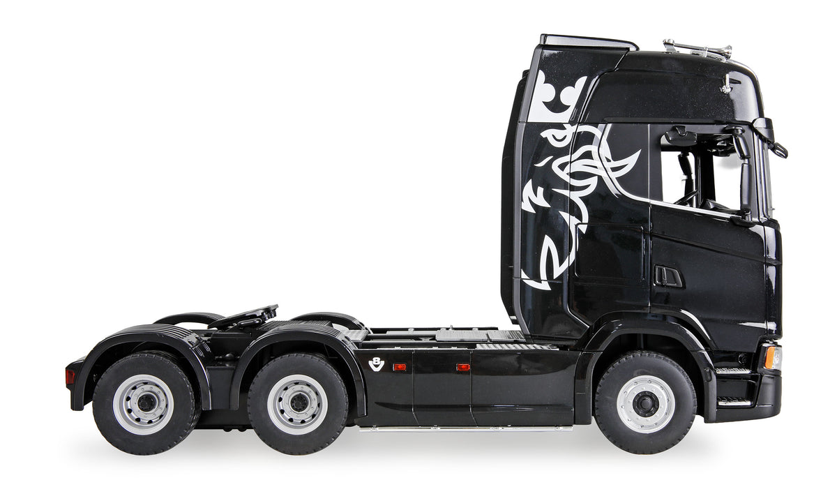 Camion RC Scania 770S 1/18 6x4 noir RTR