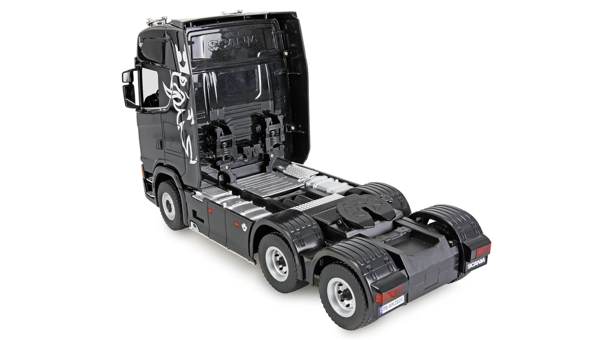 Camion RC Scania 770S 1/18 6x4 noir RTR