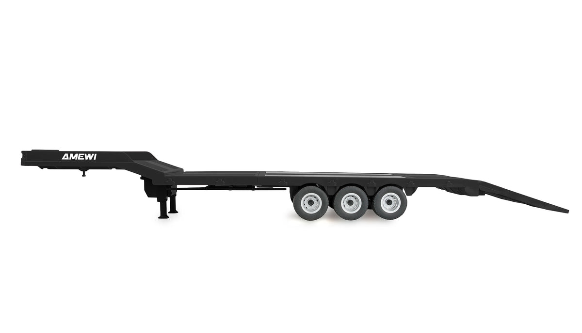 Amewi 22761 – Remorque porte-engins RC noire 1/18 pour Scania 770S