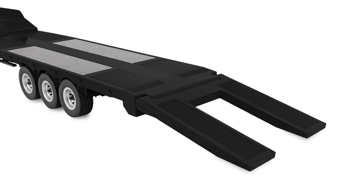 Amewi Scania 770S noir 1/18 avec remorque porte-engins RC