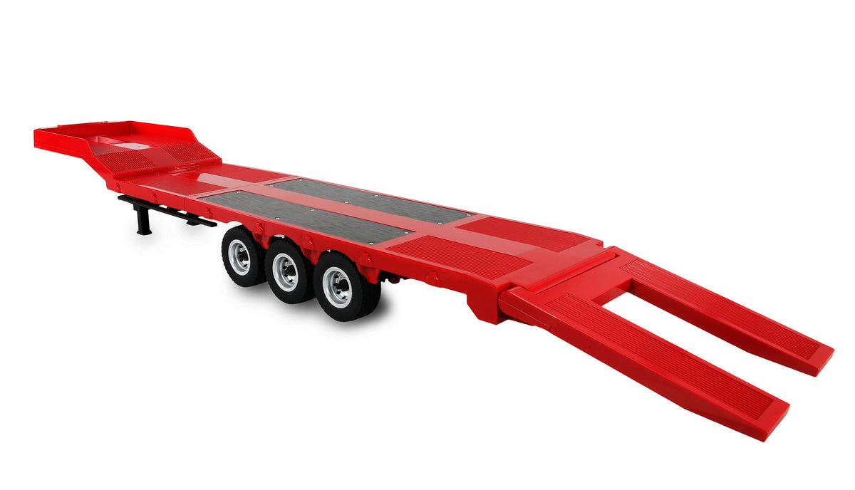 Amewi Scania 770S rouge 1/18 avec remorque porte-engins RC – 22775 - Breizh Modélisme.