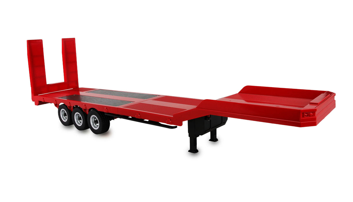 Amewi Scania 770S rouge 1/18 avec remorque porte-engins RC – 22775 - Breizh Modélisme.