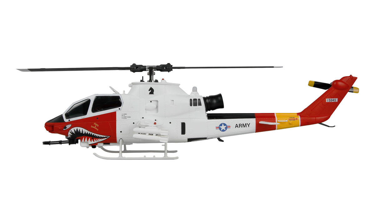 Hélicoptère Bell AH-1 Arctic Cobra 6 canaux 3D/6G RTF - Breizh Modélisme.