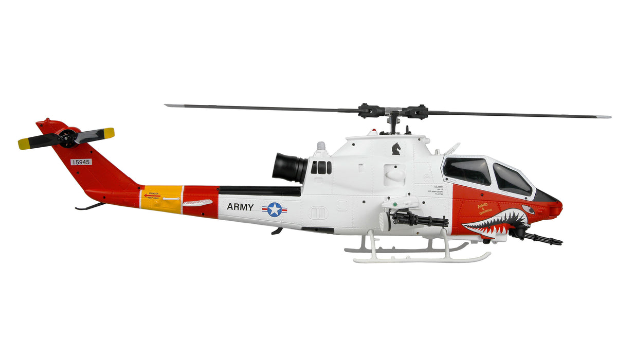 Hélicoptère Bell AH-1 Arctic Cobra 6 canaux 3D/6G RTF - Breizh Modélisme.