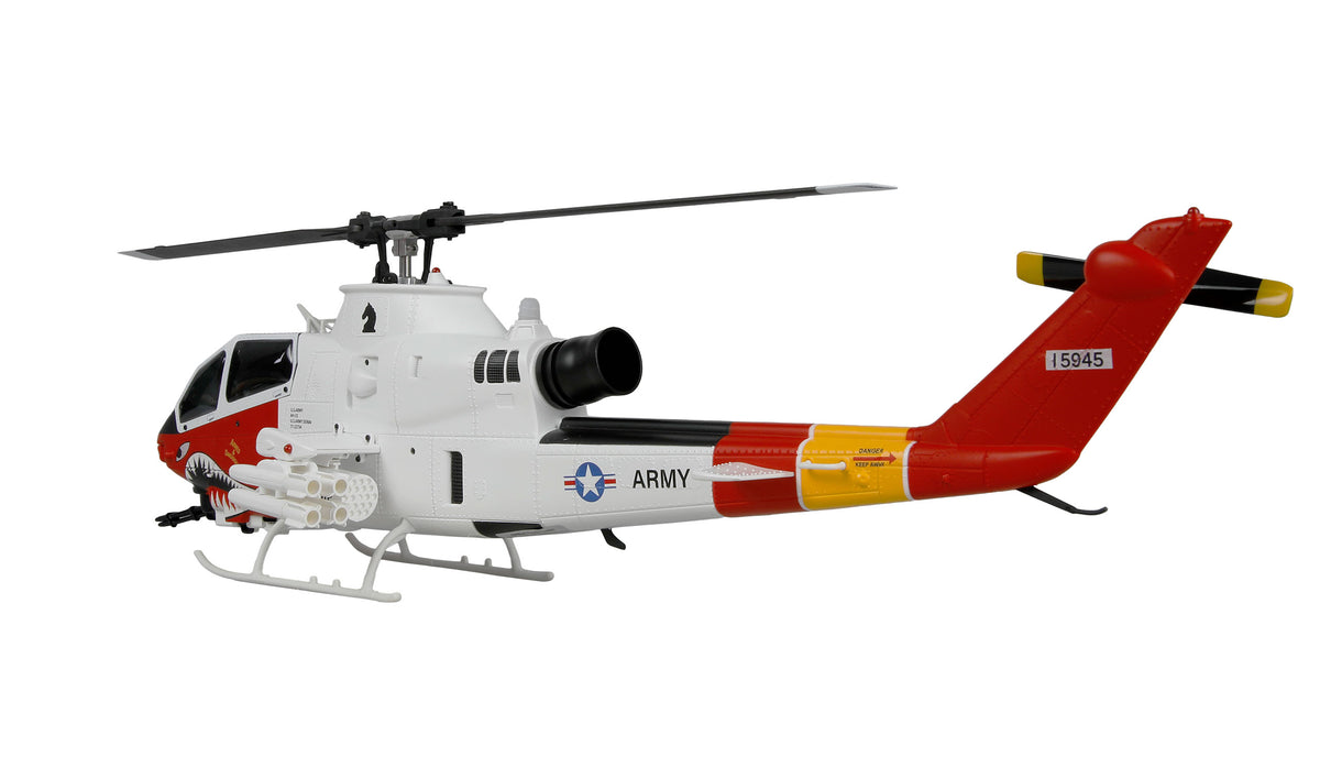 Hélicoptère Bell AH-1 Arctic Cobra 6 canaux 3D/6G RTF - Breizh Modélisme.