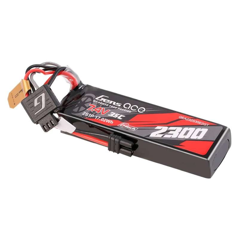 Batterie Lipo Gens Ace G-Tech 2300mAh 2S 7.4V 35C iEC2 Arrma Grom