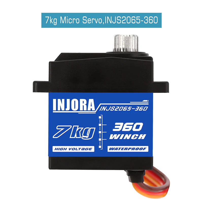 Kit de grue de remorquage INJORA et servo de treuil TRX4M - INJS2065-360-115BK