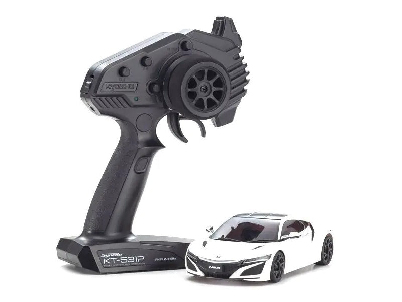 Kyosho Mini-Z MR04 RWD Honda NSX blanche (W-MM/KT531P) - Breizh Modélisme.