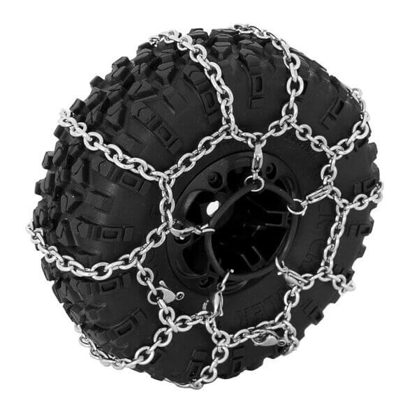 Chaine neige pour pneus ø 108mm (x2) - Accessoires pour crawler 1/10