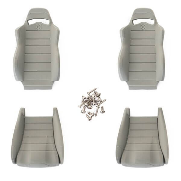 Siège baquet souple (86x48mm) (x2) - Accessoires pour crawler 1/10