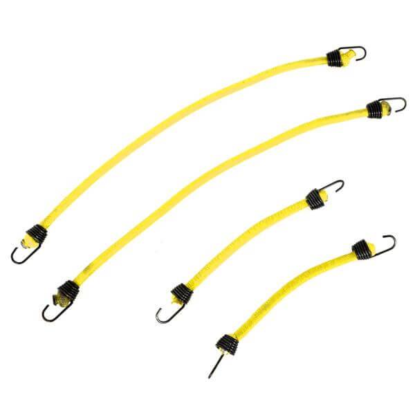 4 Tendeurs élastiques jaune - Accessoires pour crawler 1/10