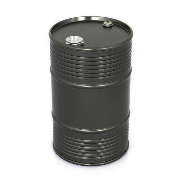 Petit Bidon aluminium gris (95x60mm) - Accessoires pour crawler 1/10