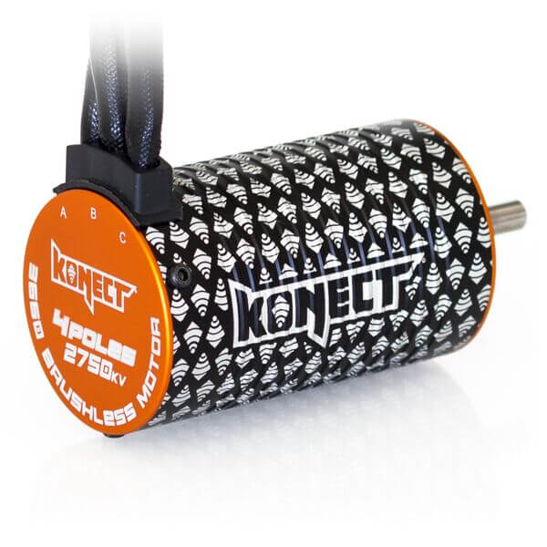Moteur brushless 1:10 Konect 3660 Axe 5mm SCT 3150KV  KN-3660-3150