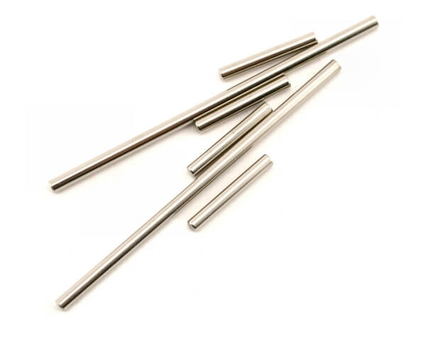 Axes de triangles avant ou arrière aciers 3x25mm (4) / 3x85mm (2) - Traxxas 5321