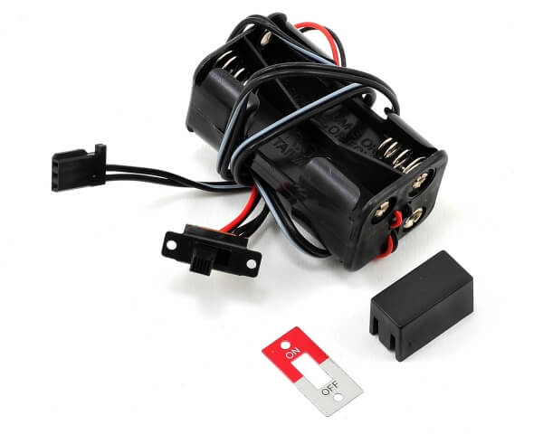 Battery holder, 4-cell /switch - Traxxas 3170X
