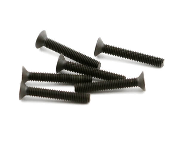 6 Vis BTR tête fraisée 3x20mm Traxxas 4857