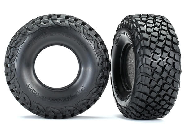 Traxxas 2 pneus UDR Unlimited BF Goodrich + mousse 8470