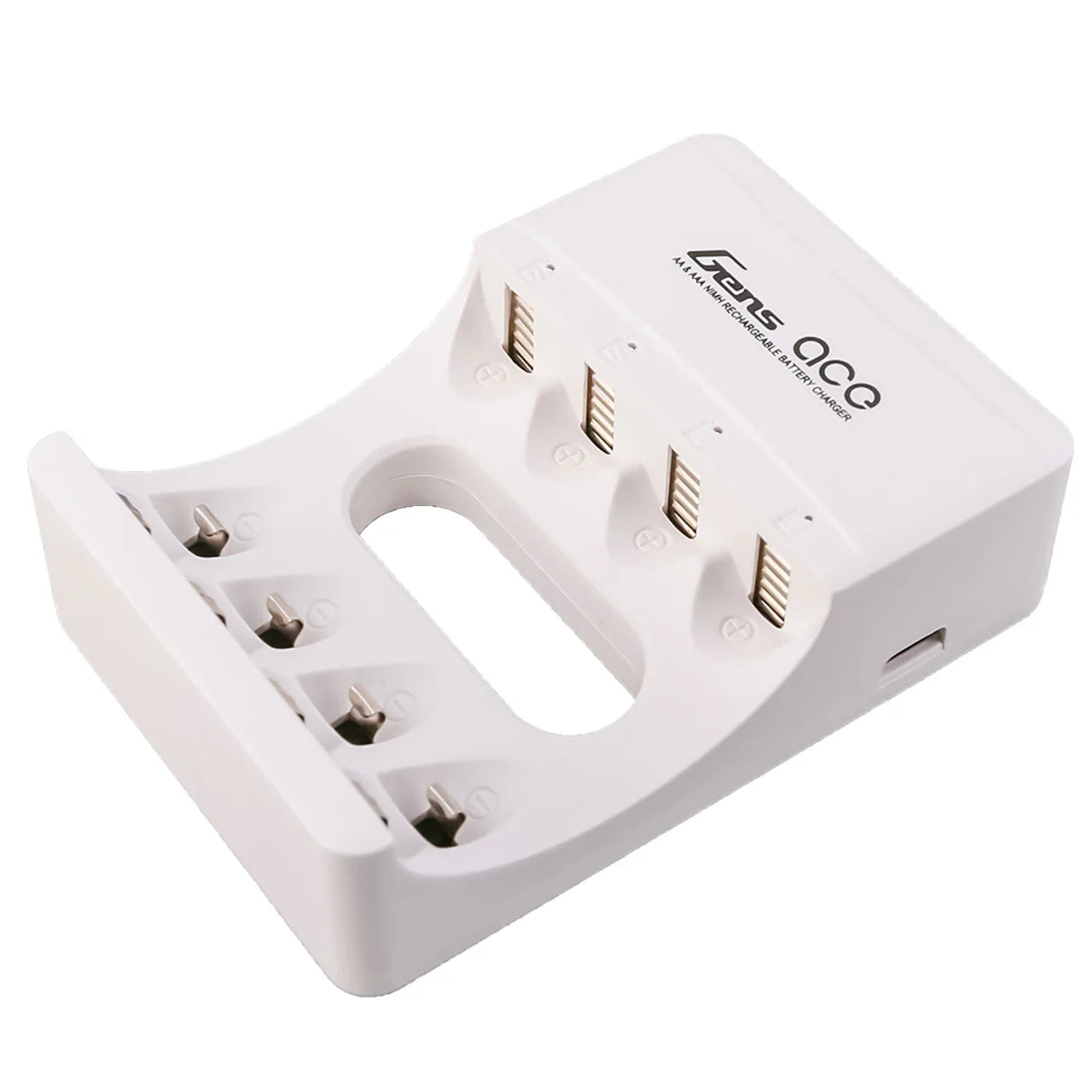 Chargeur de piles rechargeables NiMH AA et AAA Gens ace - C704A2 - Breizh Modélisme.