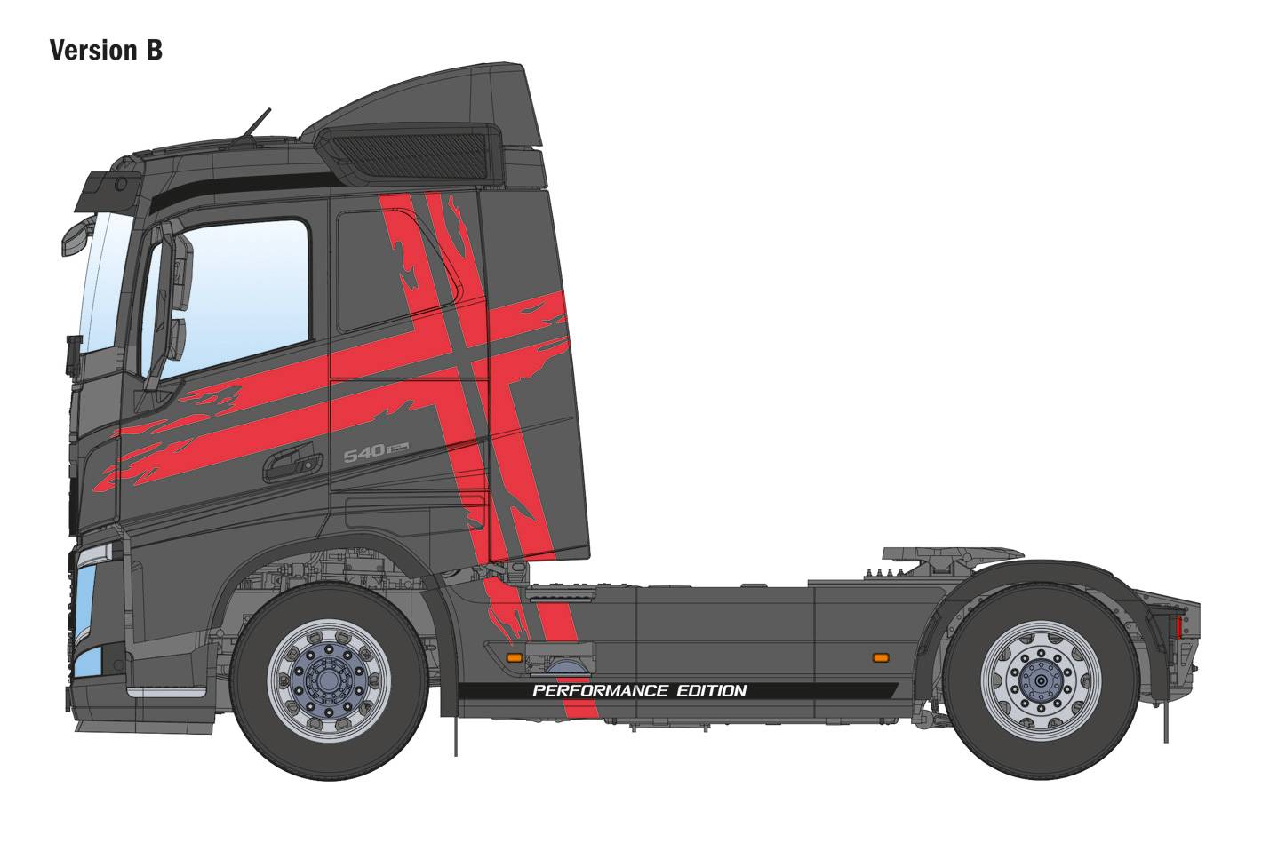 Maquette camion Volvo FH Low Roof  - I3967 - Breizh Modélisme.