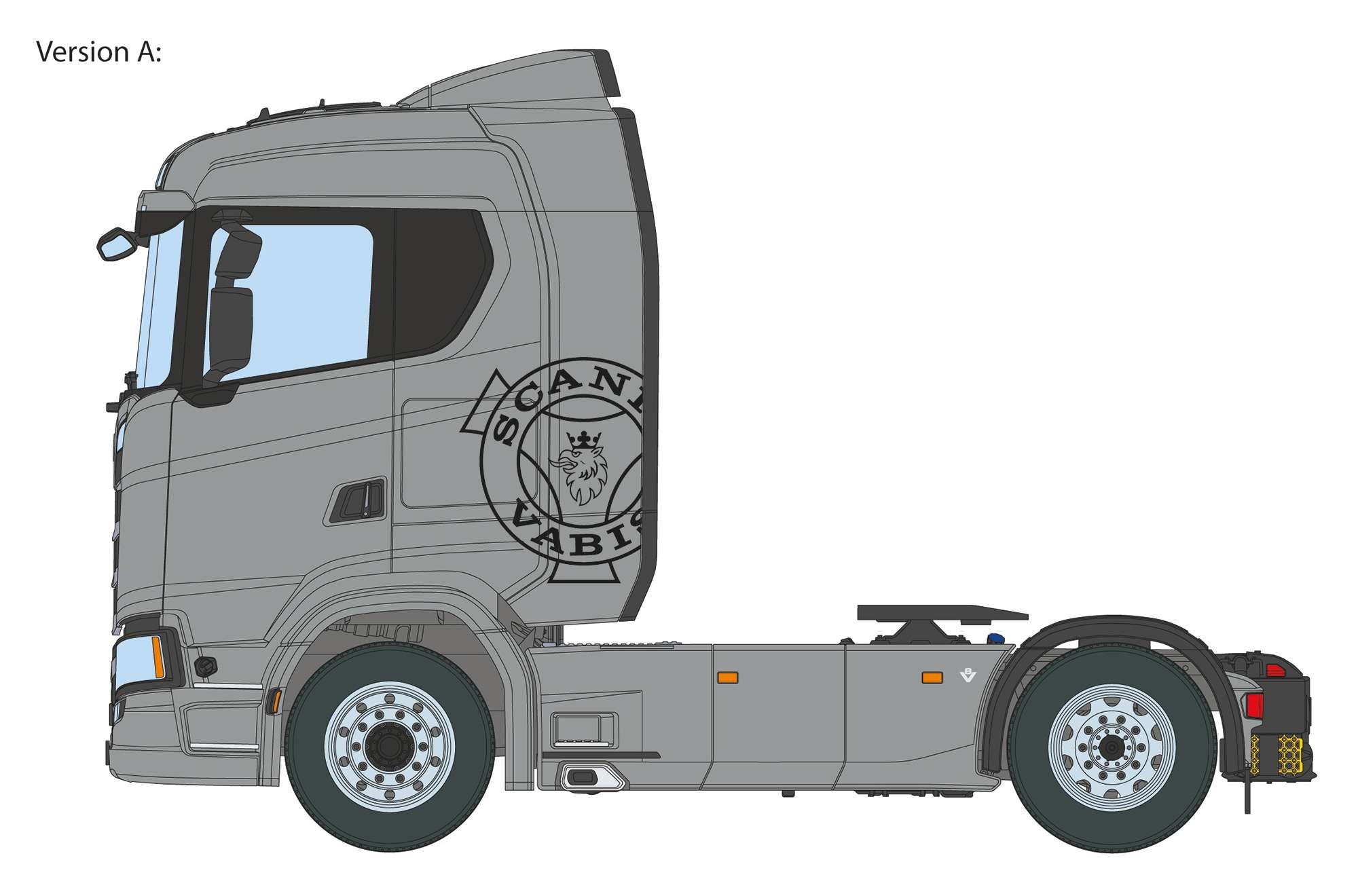 Maquette camion Scania 770S 4x2 «Grey Cab» - I3971
