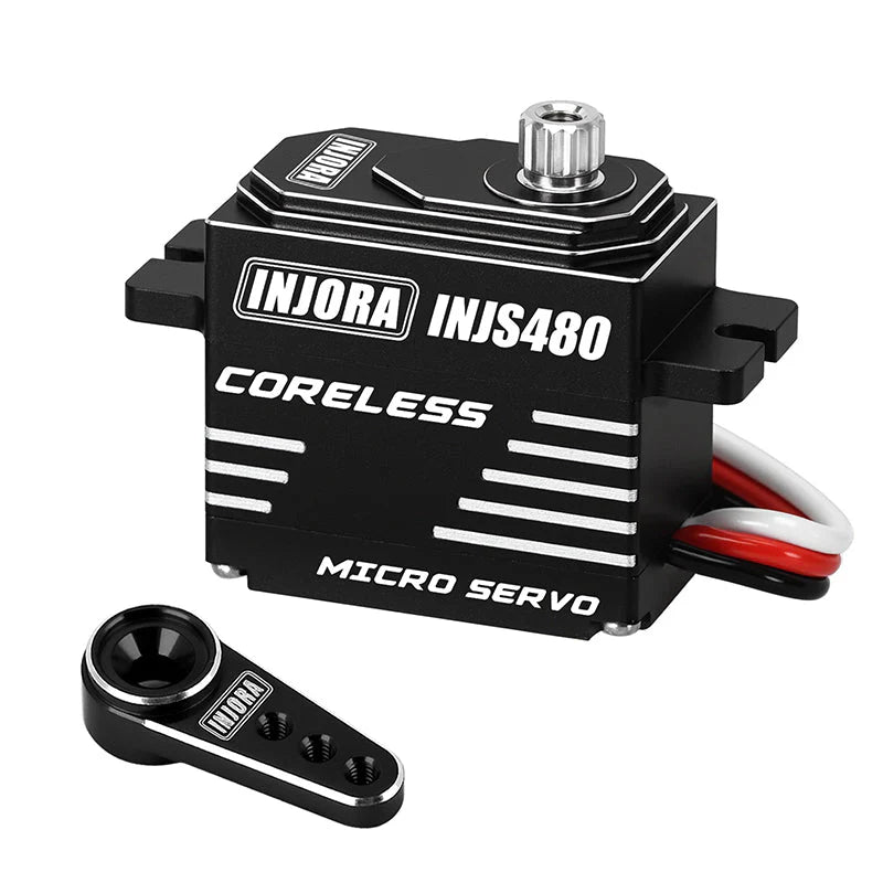 Micro servo sans noyau pour 1/24 Axial SCX24 - INJS480A-BK