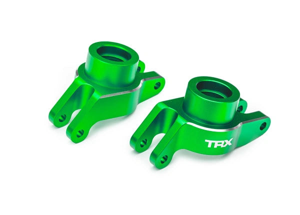 Porte-fusées arrière en aluminium vert (paire) Maxx, Maxx Slash - Traxxas 10252-GRN