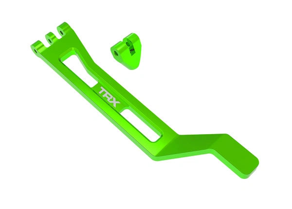 Support de batterie en aluminium vert pour Mini Maxx/XRT - Traxxas 10726-GRN