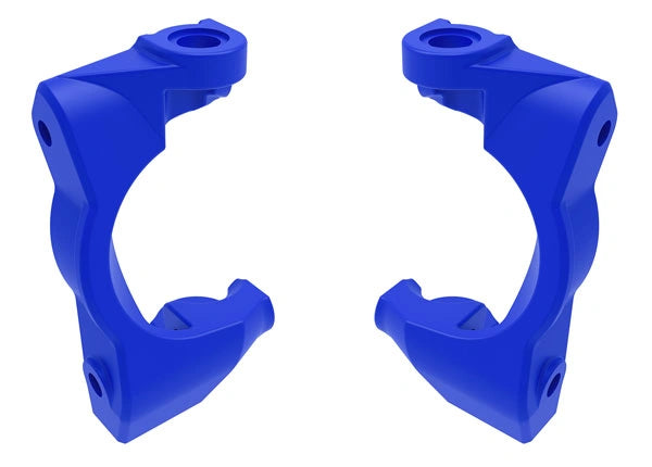 Blocs de roulettes bleu (paire) Mini Maxx - Traxxas 10732-BLUE - Breizh Modélisme.