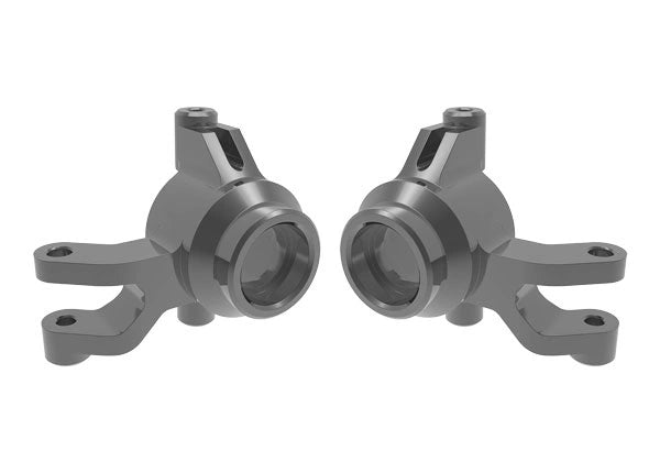 Blocs de direction Alu Gris (Paire) Mini Maxx - Traxxas 10734-GRAY - Breizh Modélisme.