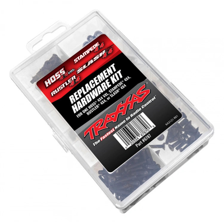 Kit de visseries complet acier inoxydable Traxxas 6787 Slash, Stampede, Hoss, Rustler 4x4 - Breizh Modélisme.