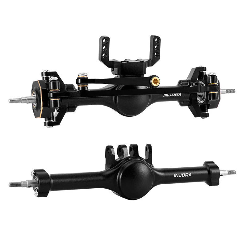 Axes planétaires INJORA +4 mm avec fusées de direction en laiton pour TRX4M 1/18